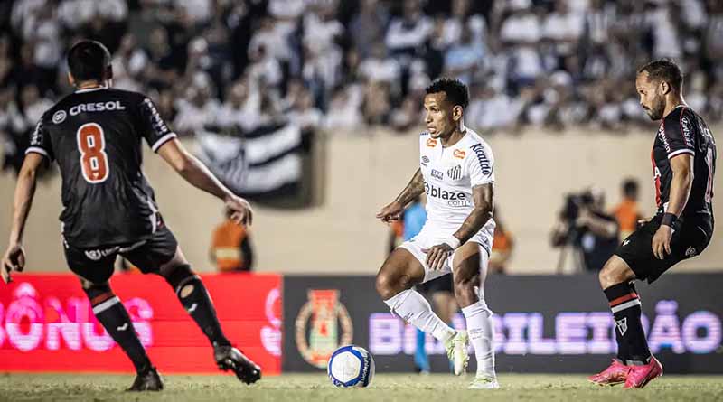 Santos vence Botafogo-SP para continuar caça ao líder Novorizontino