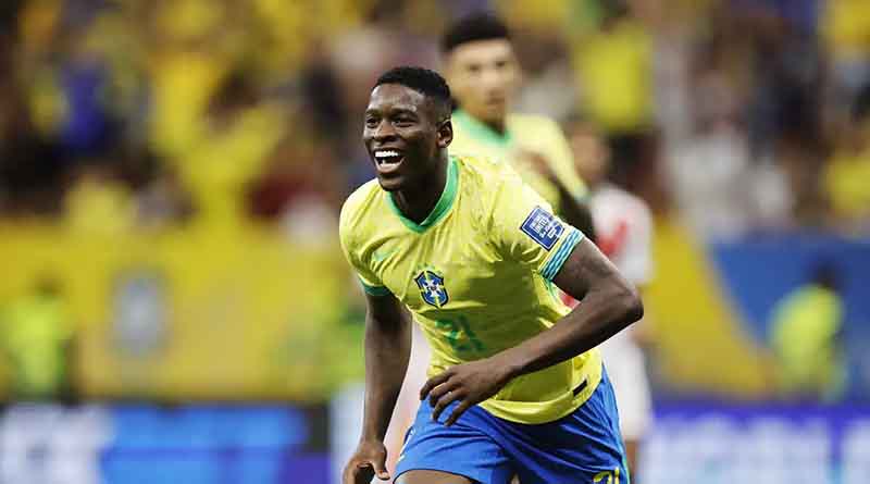 Luiz Henrique marca dois e Brasil derrota seleção peruana em Brasília