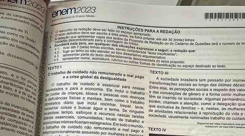 Enem: cartilha de redação é divulgada; confira