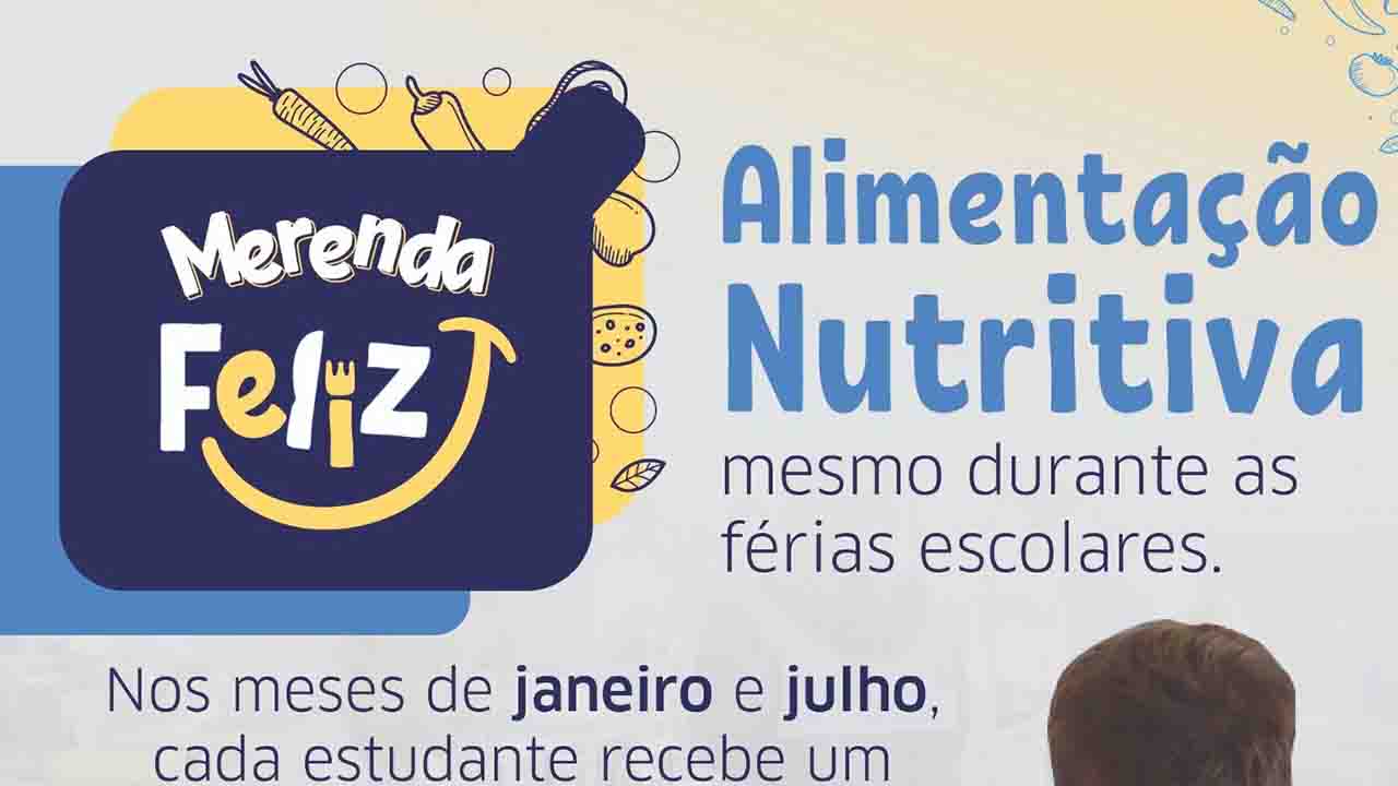 Merenda Feliz: Prefeitura anuncia entrega de kits de alimentos a alunos da rede municipal