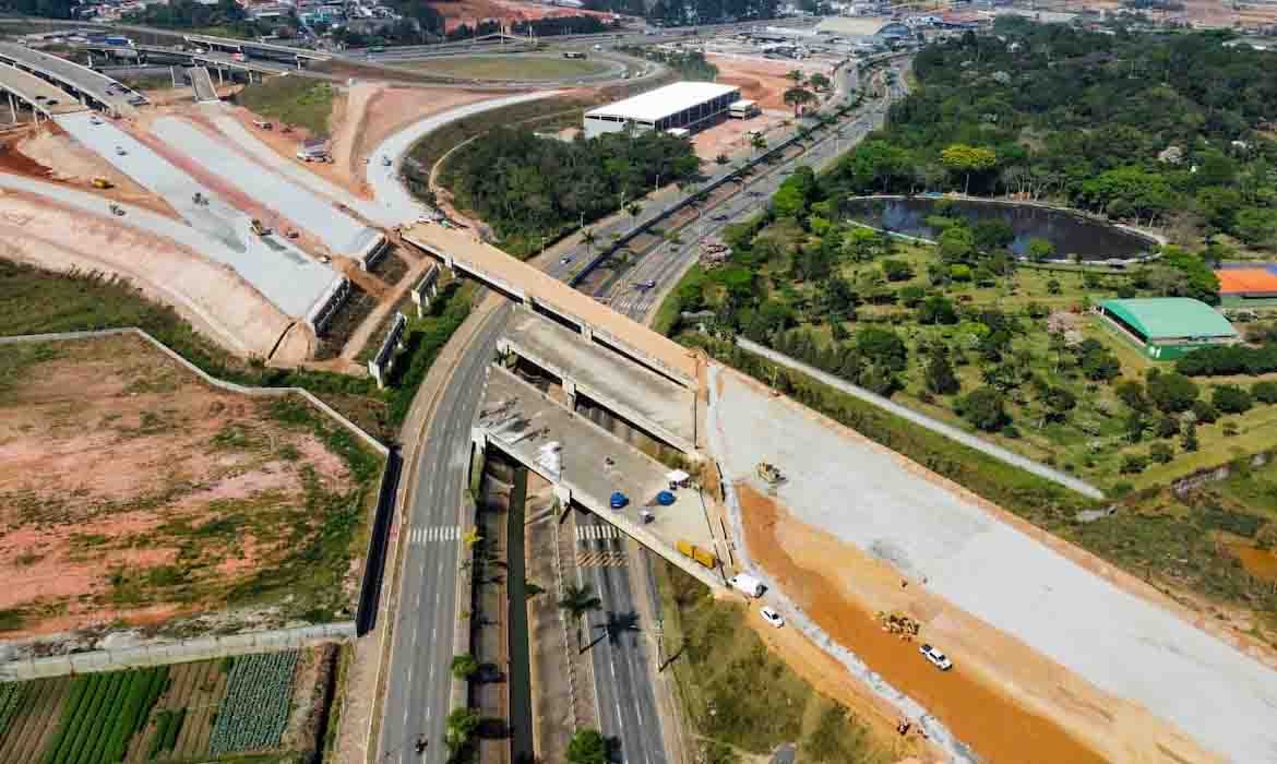 Rodoanel já está com mais de 50% concluído no trecho de Guarulhos