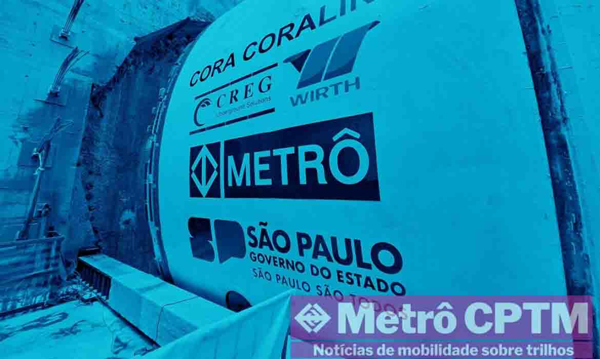 Tarcísio quer 3 tatuzão trabalhando no Metrô de Guarulhos até junho.